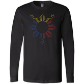 Sun and Stars Outline Unisex Jersey Long Sleeve T-Shirt